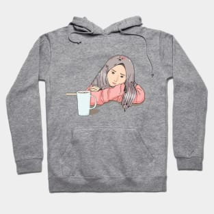 cartoon muslimah Hoodie